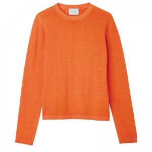 Longchamp Sweater Portocalii | WTZAO-2306