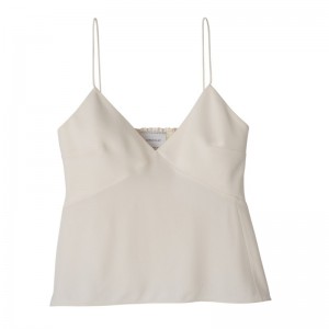 Longchamp Thin Strap Top Ecru | DESWV-9763