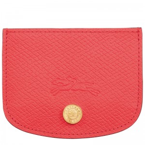 Longchamp Épure Card Holder Strawberry | GXCMY-8954