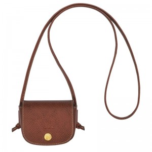 Longchamp Épure Coin Purse With Leather Lace Maro | CALVK-8165